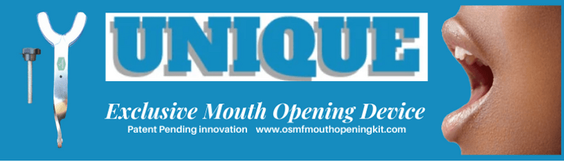OSMF Mouth Opening Exercise Device