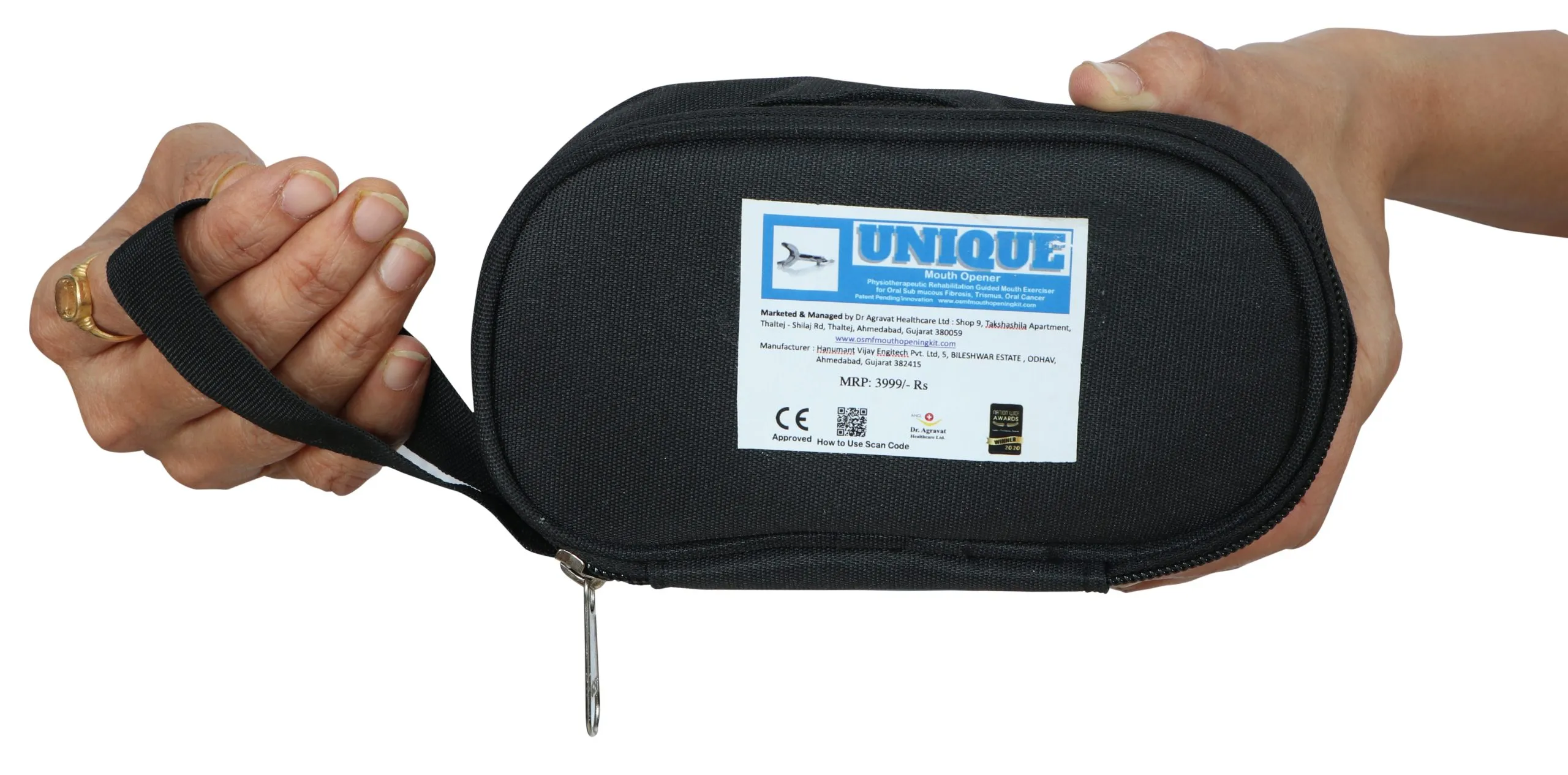 UNIQUE Mouth Opening Exerciser Device. Mouth Jaw Opener Heister in Hand