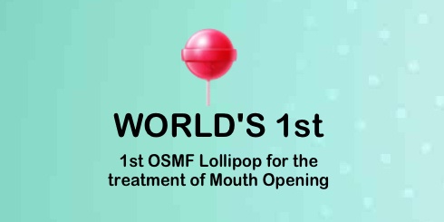 world first osmf lollipops for mouth opening treatment kit
