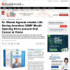 Et Healthworld News Healthcare Published News Dentist Dr Bharat Agravat creates Life-Saving Invention OSMF Mouth Opening Kit India
