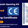 CE Marking Certificate received for OSMF Mouth Opening Kit, Oral Gel, jaw exercise device, Vita tablets, Smile Toothpaste, herbal lollipop