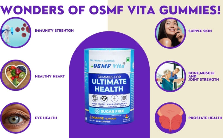 OSMF Vita® Gummies for Ultimate Health Lycopene Antioxidants, Multivitamins and Sugar Free