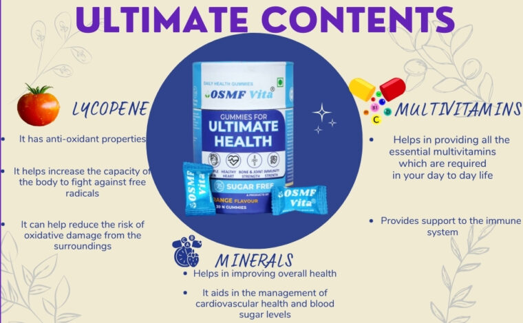 Lycopene Antioxidants, Multivitamins and Sugar Free