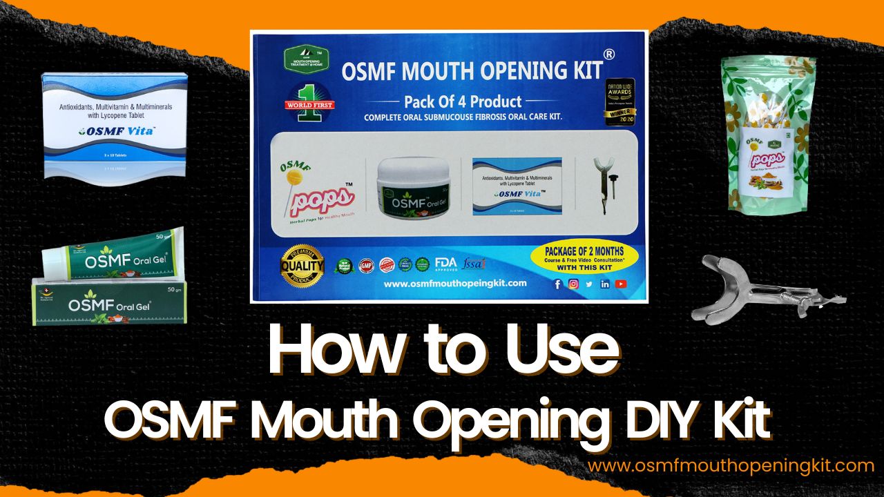 How to use Video OSMF Mouth Opening DIY Kit Pack of 4 Products