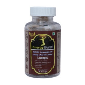 Energy Burst Lozenges KSM-66 Ashwagandha with Ginseng & Aloe Vera Gujarat India