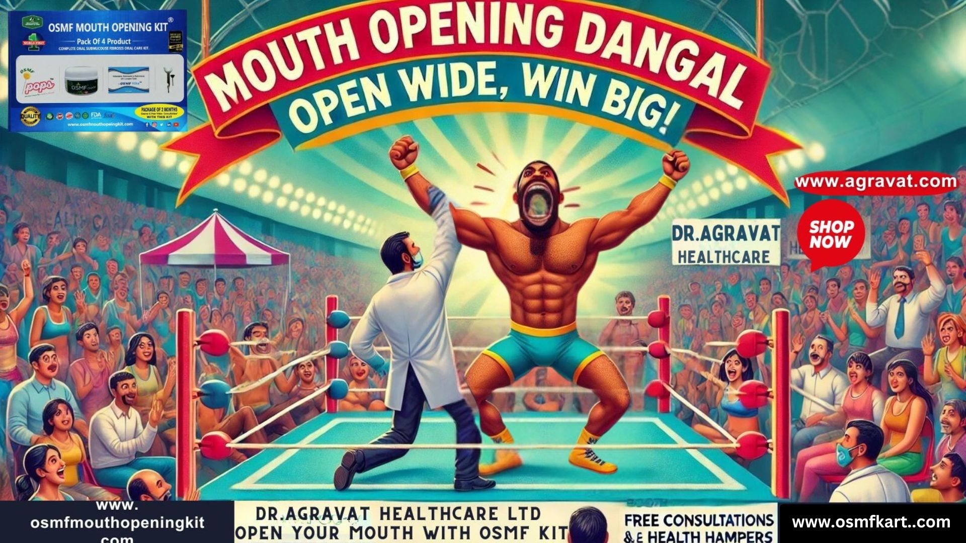 “OSMF Mouth Opening Dangal” Join the OSMF Mouth Open Challenge at Global Conclave on Oral Health Innovation and Research 2025 GCOHIR!