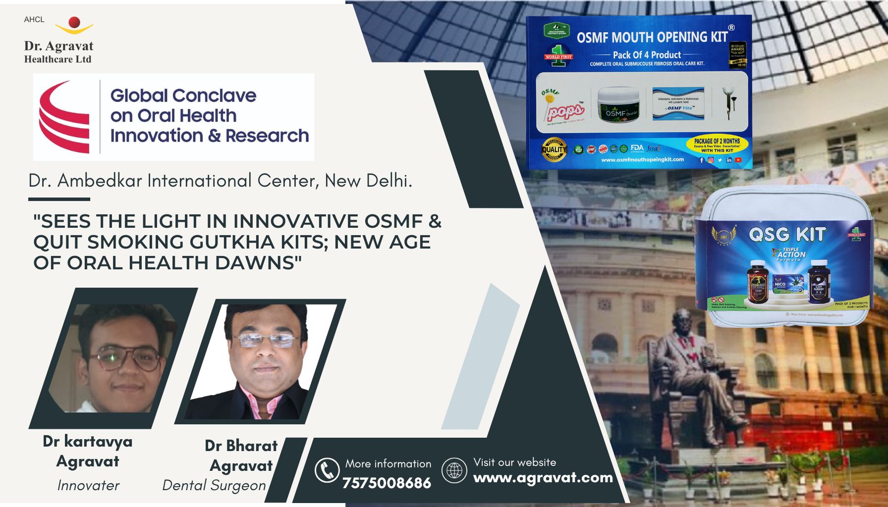 Global Conference on Oral Health Innovations and Research Sees the Light in Innovative OSMF Mouth Opening Kit; New Age of Oral Health Dawns