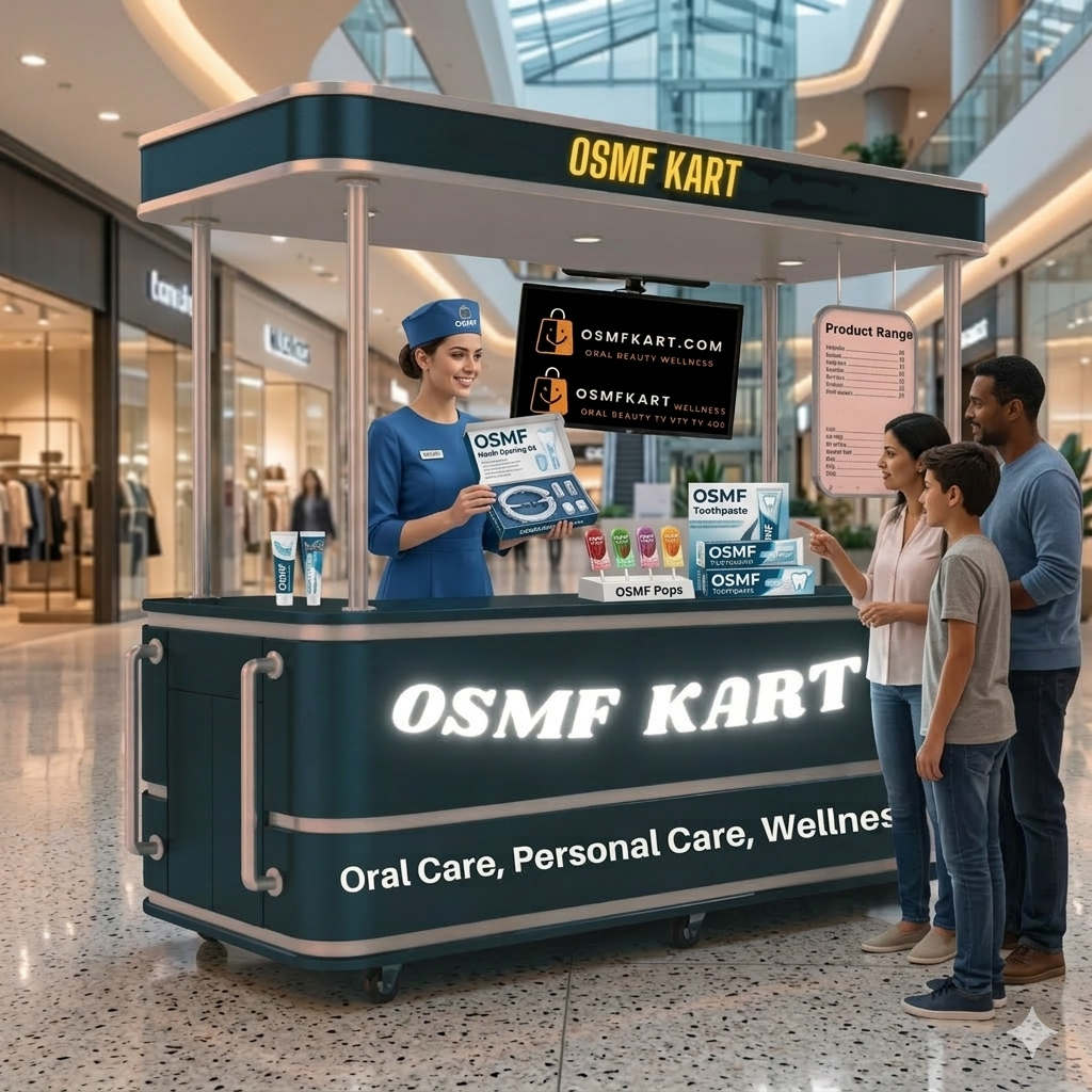 OSMF Kart Kiosk Oral, Skin, Makeup, Face, Hair Online Best Brand Store Ahmedabad, Gujarat, India Mall