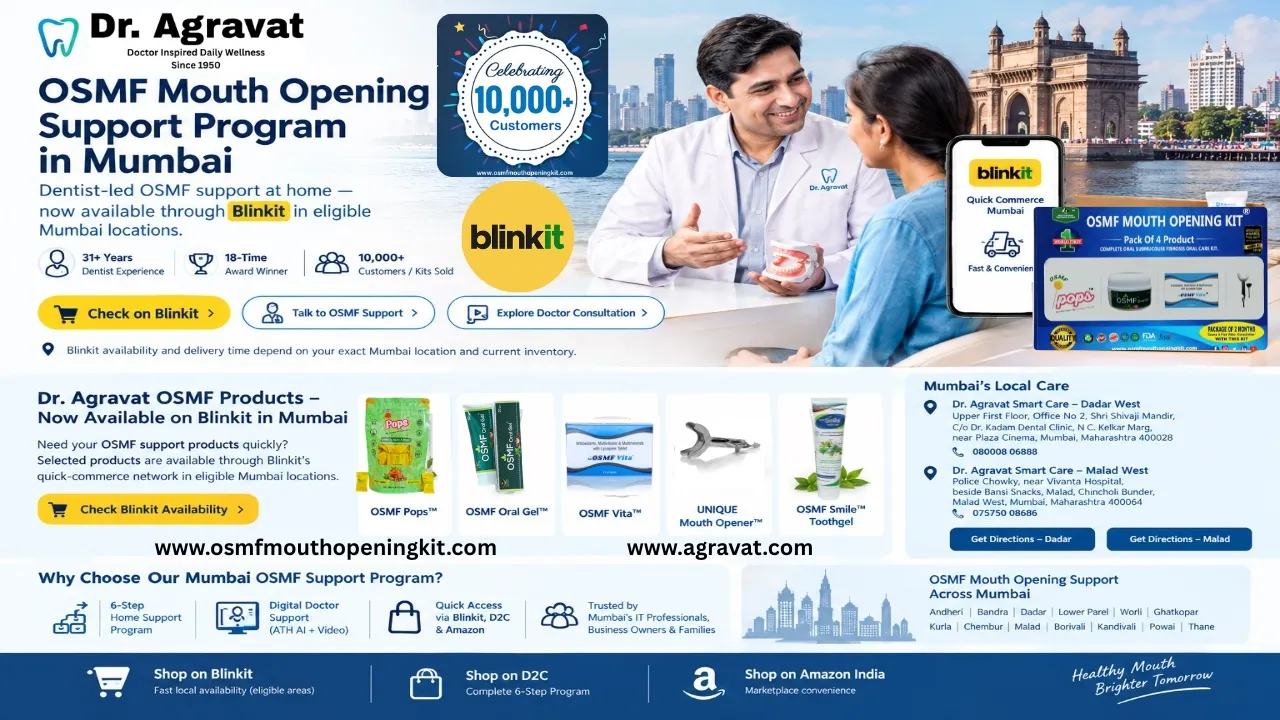OSMF Mouth Opening Kit Mumbai Dr Bharat Agravat