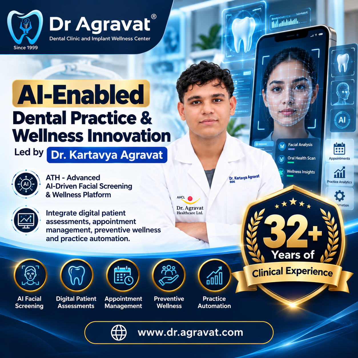 AI-Enabled Dental Practice & Wellness Innovation Dr. Kartavya Agravat Ahmedabad, Gujarat, India